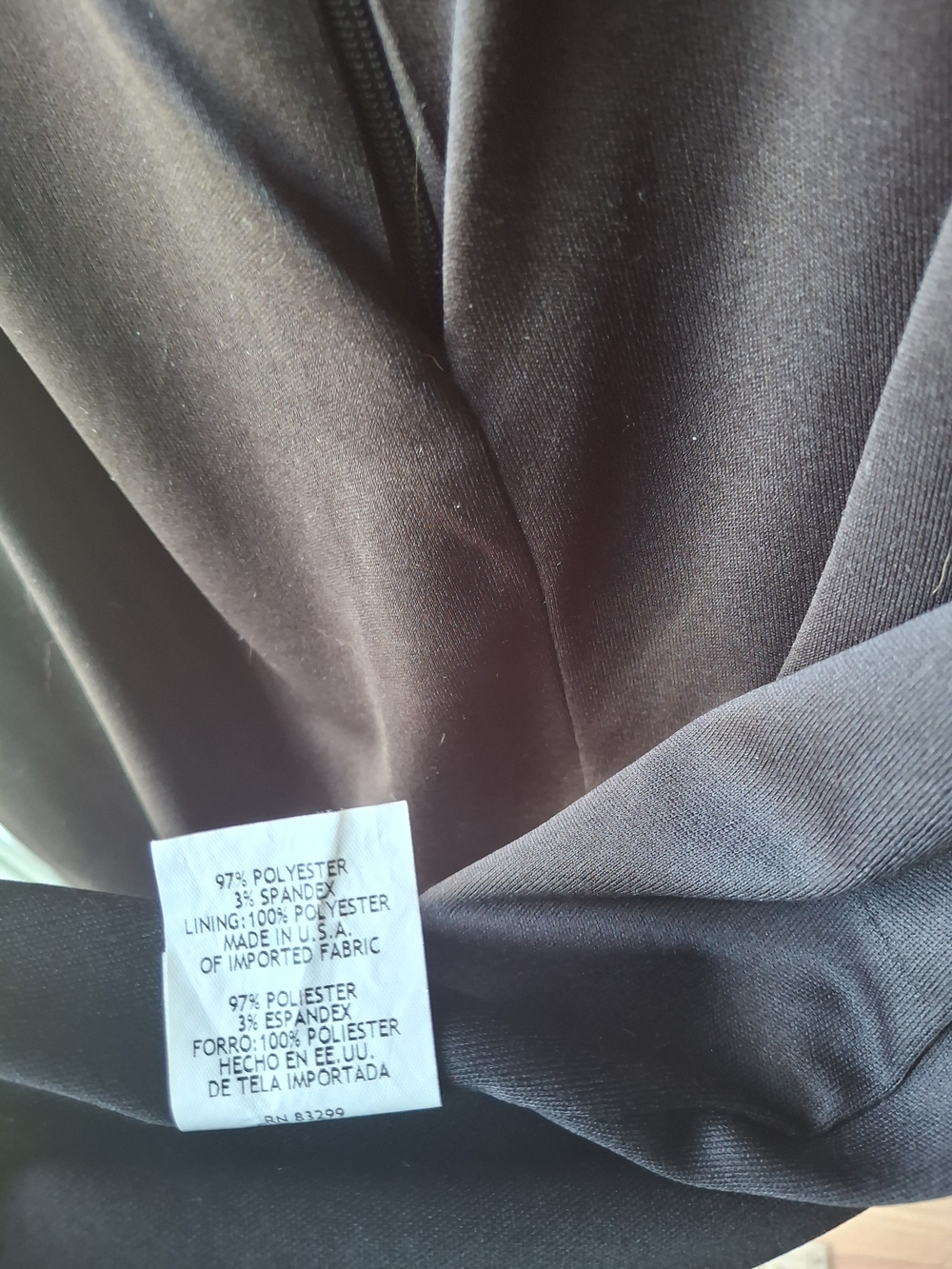 Onyx Black andSilver Animal Print V-Neck Dress - Picture 10 of 10